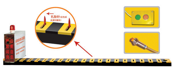 巴林右旗V3嵌入式闯岗自动扎胎器/阻车器