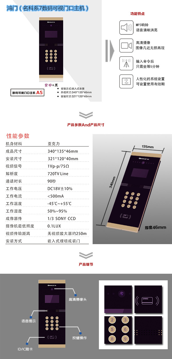 巴林右旗可视数码楼宇单元主机